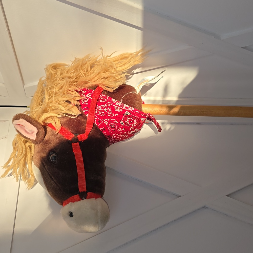 Talking Horse Makes Gallopping Noises Play Stick Horse